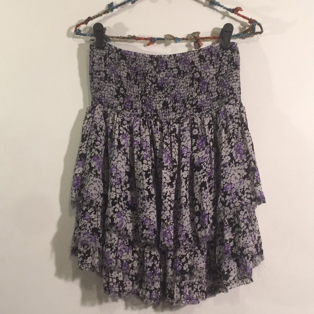 Free people ruffled skirt